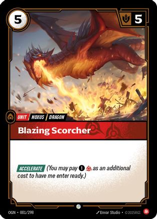 Blazing Scorcher (001/298) [Origins] Foil