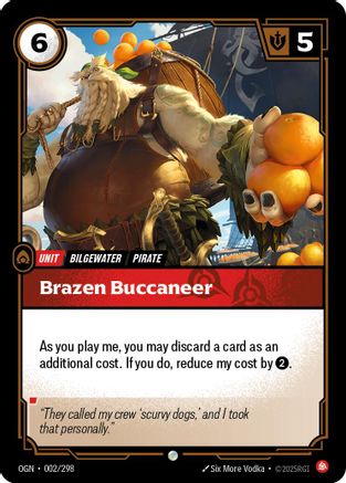 Brazen Buccaneer (002/298) [Origins] Foil - Deck Out Gaming