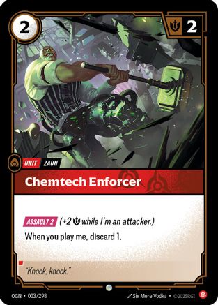 Chemtech Enforcer (003/298) [Origins] Foil - Deck Out Gaming