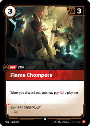 Flame Chompers (006/298) [Origins] Foil - Deck Out Gaming