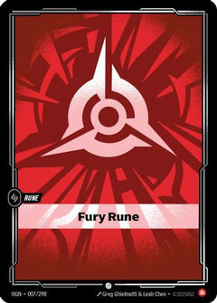 Fury Rune (007/298) [Origins] Foil - Deck Out Gaming