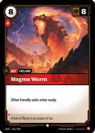 Magma Wurm (011/298) [Origins] Foil - Deck Out Gaming