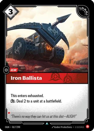 Iron Ballista (017/298) [Origins] - Deck Out Gaming