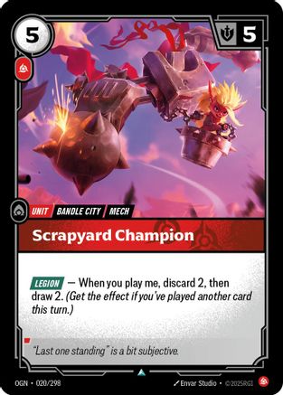 Scrapyard Champion (020/298) [Origins] - Deck Out Gaming