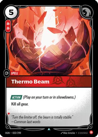 Thermo Beam (022/298) [Origins] - Deck Out Gaming