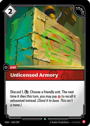Unlicensed Armory (023/298) [Origins] Foil - Deck Out Gaming