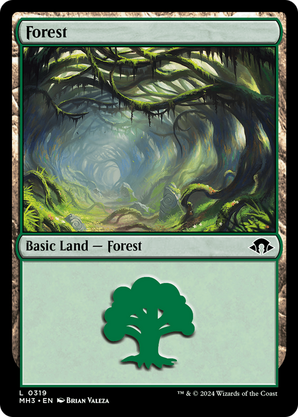 Forest (0319) (319) [Modern Horizons 3] foil - Deck Out Gaming