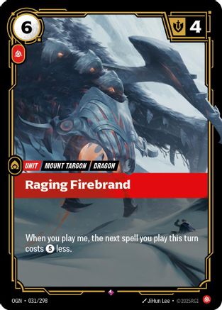 Raging Firebrand (031/298) [Origins] Foil - Deck Out Gaming