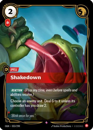 Shakedown (033/298) [Origins] Foil - Deck Out Gaming