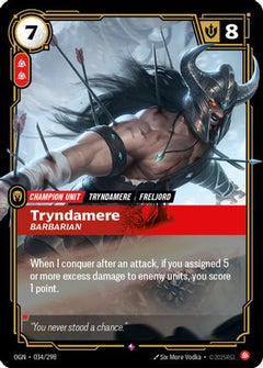 Tryndamere - Barbarian (034/298) [Origins] Foil - Deck Out Gaming