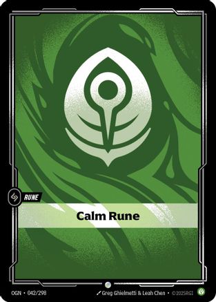 Calm Rune (042/298) [Origins] Foil - Deck Out Gaming