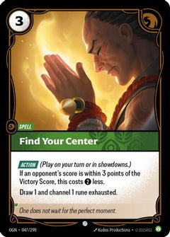 Find Your Center (047/298) [Origins] - Deck Out Gaming