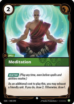 Meditation (048/298) [Origins] Foil - Deck Out Gaming