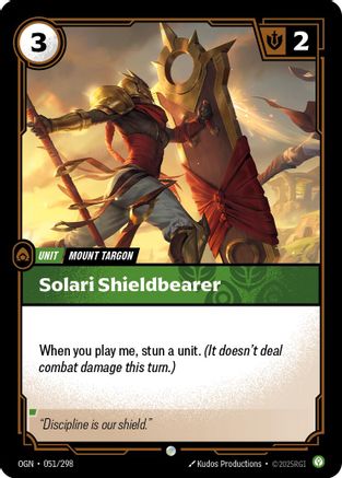 Solari Shieldbearer (051/298) [Origins] - Deck Out Gaming