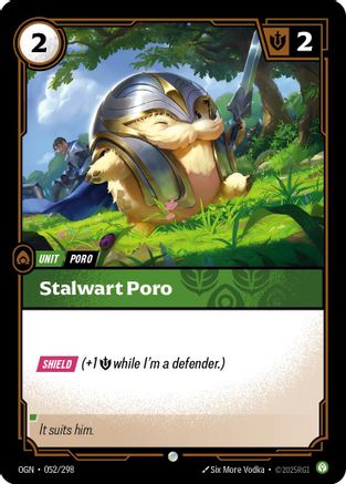 Stalwart Poro (052/298) [Origins] Foil