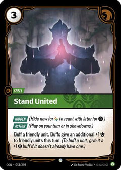 Stand United (053/298) [Origins] Foil - Deck Out Gaming