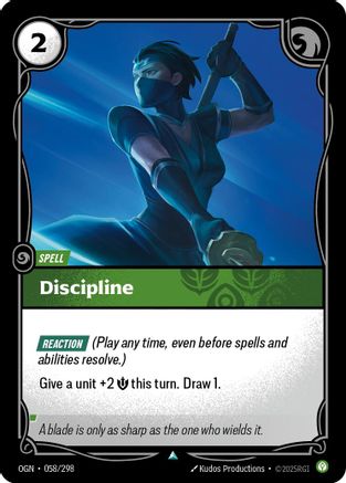 Discipline (058/298) [Origins] Foil - Deck Out Gaming