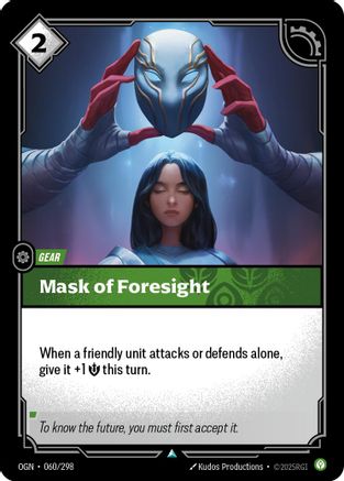 Mask of Foresight (060/298) [Origins] - Deck Out Gaming