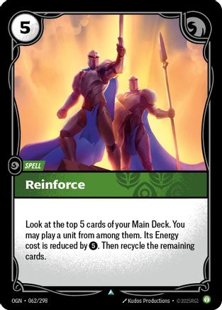 Reinforce (062/298) [Origins] Foil - Deck Out Gaming