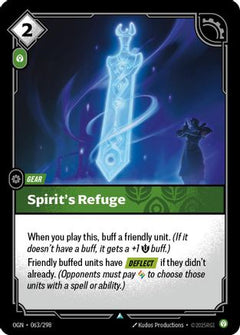Spirit's Refuge (063/298) [Origins] Foil - Deck Out Gaming