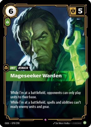 Mageseeker Warden (070/298) [Origins] Foil