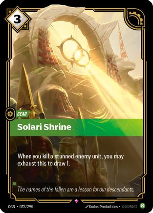 Solari Shrine (072/298) [Origins] Foil - Deck Out Gaming
