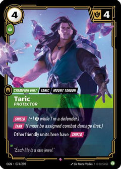 Taric - Protector (074/298) [Origins] Foil - Deck Out Gaming