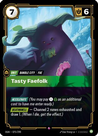 Tasty Faefolk (075/298) [Origins] Foil