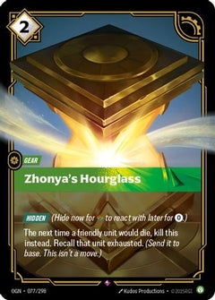 Zhonya's Hourglass (077/298) [Origins] Foil - Deck Out Gaming