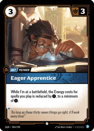 Eager Apprentice (084/298) [Origins] Foil - Deck Out Gaming