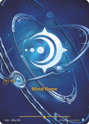 Mind Rune (Alternate Art) (089a/298) [Origins] Foil - Deck Out Gaming