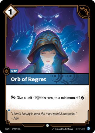 Orb of Regret (090/298) [Origins] Foil - Deck Out Gaming