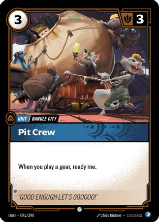 Pit Crew (091/298) [Origins] Foil - Deck Out Gaming