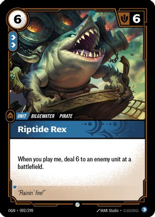 Riptide Rex (092/298) [Origins] - Deck Out Gaming