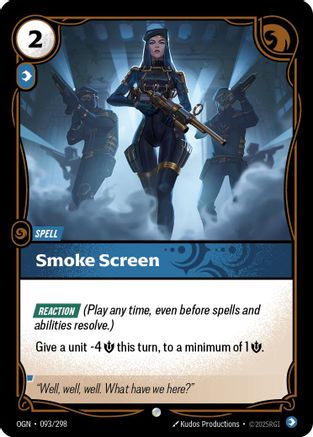 Smoke Screen (093/298) [Origins] Foil