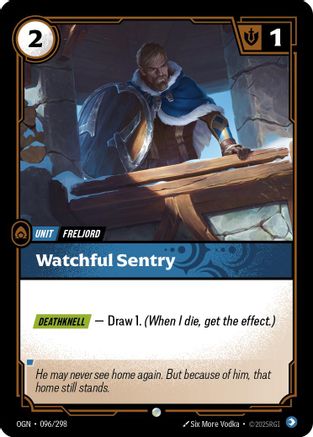 Watchful Sentry (096/298) [Origins] Foil - Deck Out Gaming