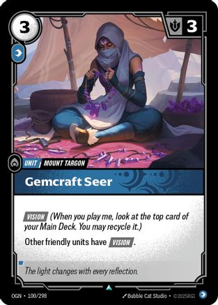 Gemcraft Seer (100/298) [Origins] Foil - Deck Out Gaming