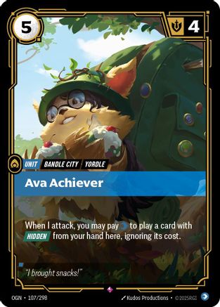 Ava Achiever (107/298) [Origins] Foil - Deck Out Gaming