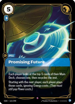 Promising Future (115/298) [Origins] Foil - Deck Out Gaming