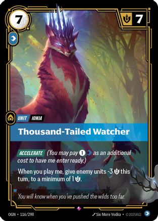 Thousand-Tailed Watcher (116/298) [Origins] Foil - Deck Out Gaming