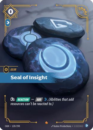 Seal of Insight (120/298) [Origins] Foil - Deck Out Gaming