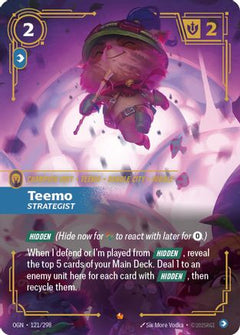 Teemo - Strategist (121/298) [Origins] Foil - Deck Out Gaming