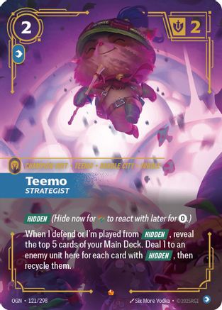 Teemo - Strategist (121/298) [Origins] Foil - Deck Out Gaming