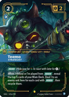 Teemo - Strategist (Alternate Art) (121a/298) [Origins] Foil - Deck Out Gaming