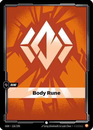 Body Rune (126/298) [Origins] Foil - Deck Out Gaming