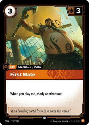 First Mate (132/298) [Origins] Foil - Deck Out Gaming