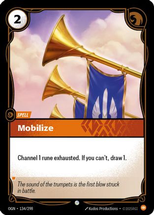 Mobilize (134/298) [Origins] Foil - Deck Out Gaming