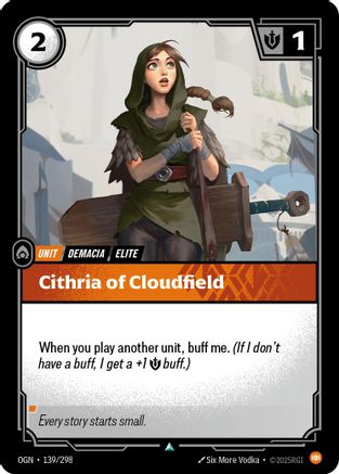 Cithria of Cloudfield (139/298) [Origins] Foil - Deck Out Gaming