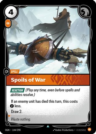 Spoils of War (144/298) [Origins] Foil - Deck Out Gaming