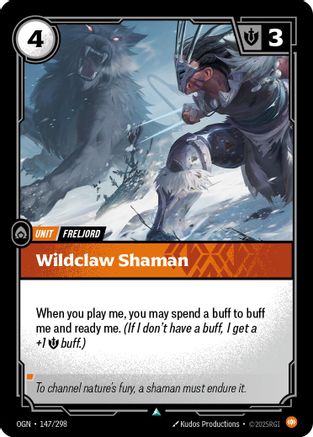 Wildclaw Shaman (147/298) [Origins] Foil